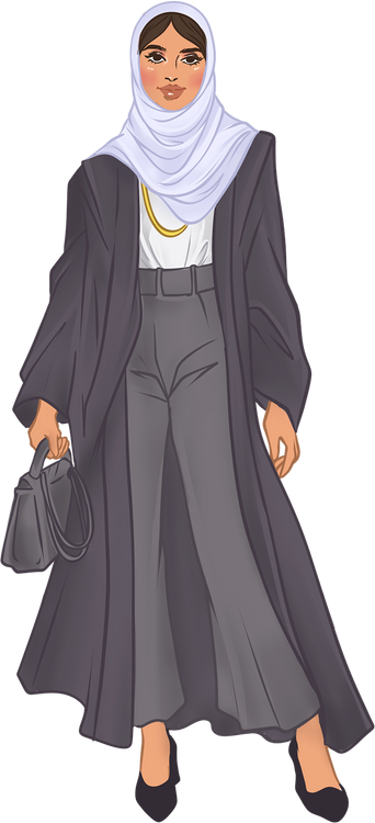 UAE Fashionable Hijabi Woman
